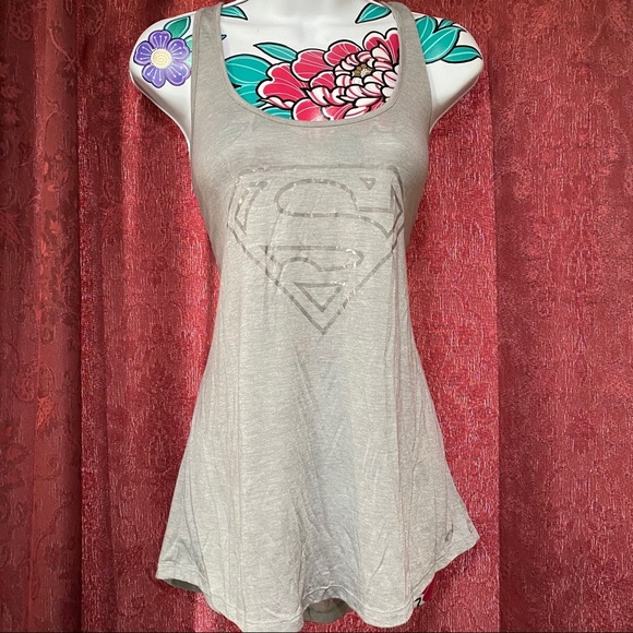 Underarmour Superman Gray Tank - Picture 1 of 3